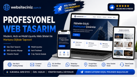 Size özel profesyonel kurumsal web sitesi yapabilirim