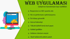 sizin için web uygulaması geliştirebilirim