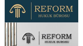 Hukuk Bürosu için logo tasarımı ve mockup