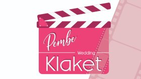 Pembe Klaket Organizasyon Logo Tasarımı