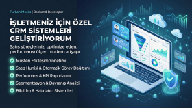 işletmenize özel performans odaklı CRM tasarlarım