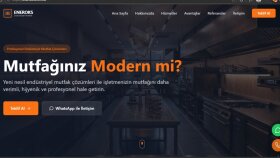 Modern Mutfak İşletmesi Web Sitesi