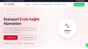 Sağlık Kapında - Evde Sağlık Web Sitesi