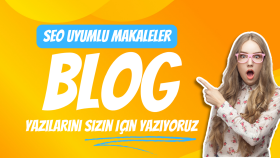 web sitenize istediğiniz konuda özgün bloglar hazırlarım