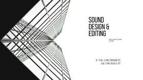 Ses Kurgusu ve Fx Design