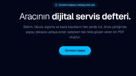 Aracının dijital servis defteri.
