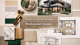 iç mekan ve dış cepheniz için tasarım danışmanlığı yaparım
