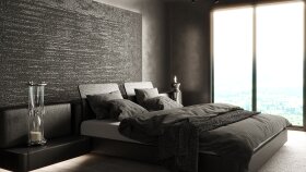 Yatak odası tasarımı-Loft konsept