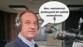 belgesel ve kurumsal projelerinizi seslendiririm