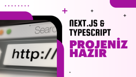 nextjs ve typescript ile projenizi geliştiririm