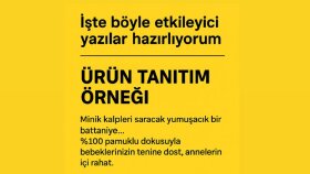 ürün tanıtımı için etkileyici yazılar hazırlarım