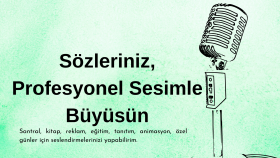 profesyonel seslendirme yaparım