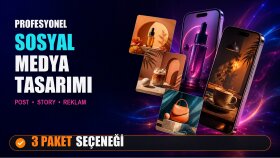 markanıza özel sosyal medya gönderileri tasarlarım