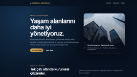 Örnek Proje: Modern Kurumsal Landing Page & Tesis Yönetimi 