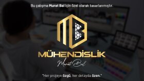 Murat Bal Mühendislik Logo Tasarımı Çalışması