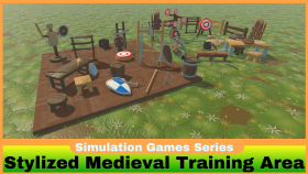 Stylized Medival Training Area