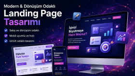 dönüşüm odaklı landing page tasarlarım
