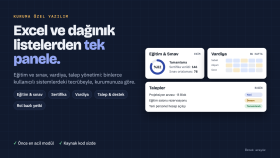 kurumunuza özel eğitim, vardiya ve talep sistemi kurarım