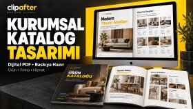 firmanız için dijital ve baskıya hazır katalog tasarlarım
