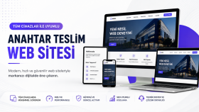 tüm cihazlarla uyumlu tanıtım web sitesi yaparım