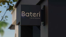 Bateri Cafe&Restaurant logo tasarımı
