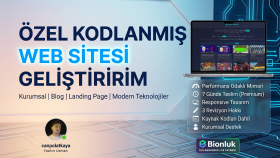 modern ve hızlı özel kodlanmış web sitesi geliştiririm