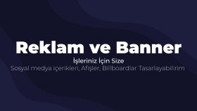 yaratıcı reklam ve banner tasarımları tasarlayabilirim