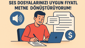 ses dosyalarınızı metine çevirebilirim