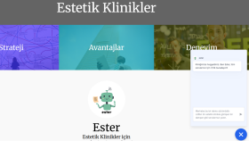 Ester - Estetik Klinikler için Web Sitesi Destek Asistanı