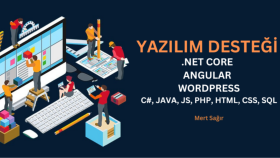 projelerinize yazılım desteği veririm
