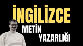 sizin için İngilizce metin yazarlığı yapabilirim