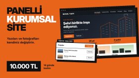işletmenize yönetim panelli kurumsal web sitesi yaparım