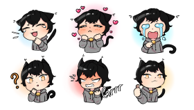 sizin için chibi emote çizimler tasarlarım