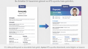 Önce / Sonra CV Düzenleme (ATS Uyumlu Dönüşüm)