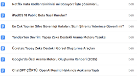 Teknoloji Kategorisi İçerikleri