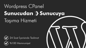 wordpress tabanlı sitenizi sunucudan sunucuya taşıyabilirim