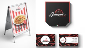 Giuseppe's Italian Bistro Kurumsal Kimlik Tasarımı