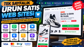 ürünlerinizi satmanız için web sitesi kurarım