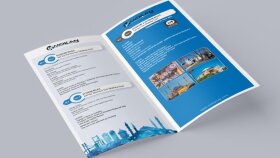 modern ve minimalist broşür tasarımı yapıyorum