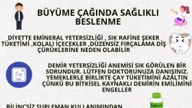 Büyüme çağında beslenme afiş