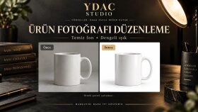 ürün fotoğraflarınızın fonunu ve ışığını düzenlerim