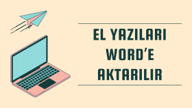 el yazısı metinleri Word'e aktarabilirim