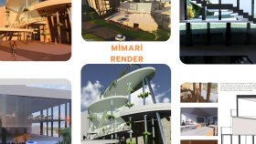 3d mimari proje renderları alırım