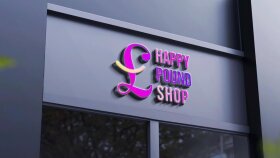 Happy Pound Shop Logo Tasarımı