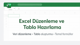 Excel verilerinizi düzenlerim