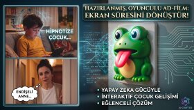 Yapay zeka ile diyalogsuz oyunculu reklam filmi 