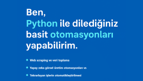 pyhon ile dilediğiniz basit otomasyonları yapabilirim