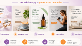 sosyal medyada fark yaratacak, post,story,reels tasarlıyorum