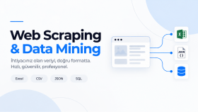 web scrape ve data mining yapabilirim