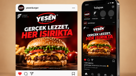 Yesen Burger Konsept Tasarım